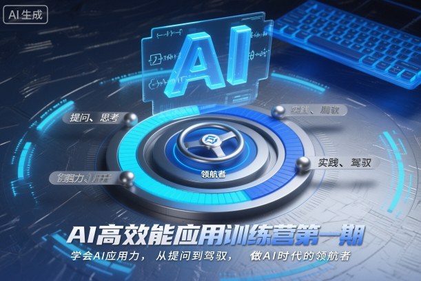 AI高效能应用训练营第一期,学会AI应用力,从提问到驾驭,做AI时代的领航者牛品源码-源码下载-源码社区-zblog主题插件-PHP源码-三合一源码-直播源码-短视频源码-APP源码-即时通讯-源码-交友源码牛品源码