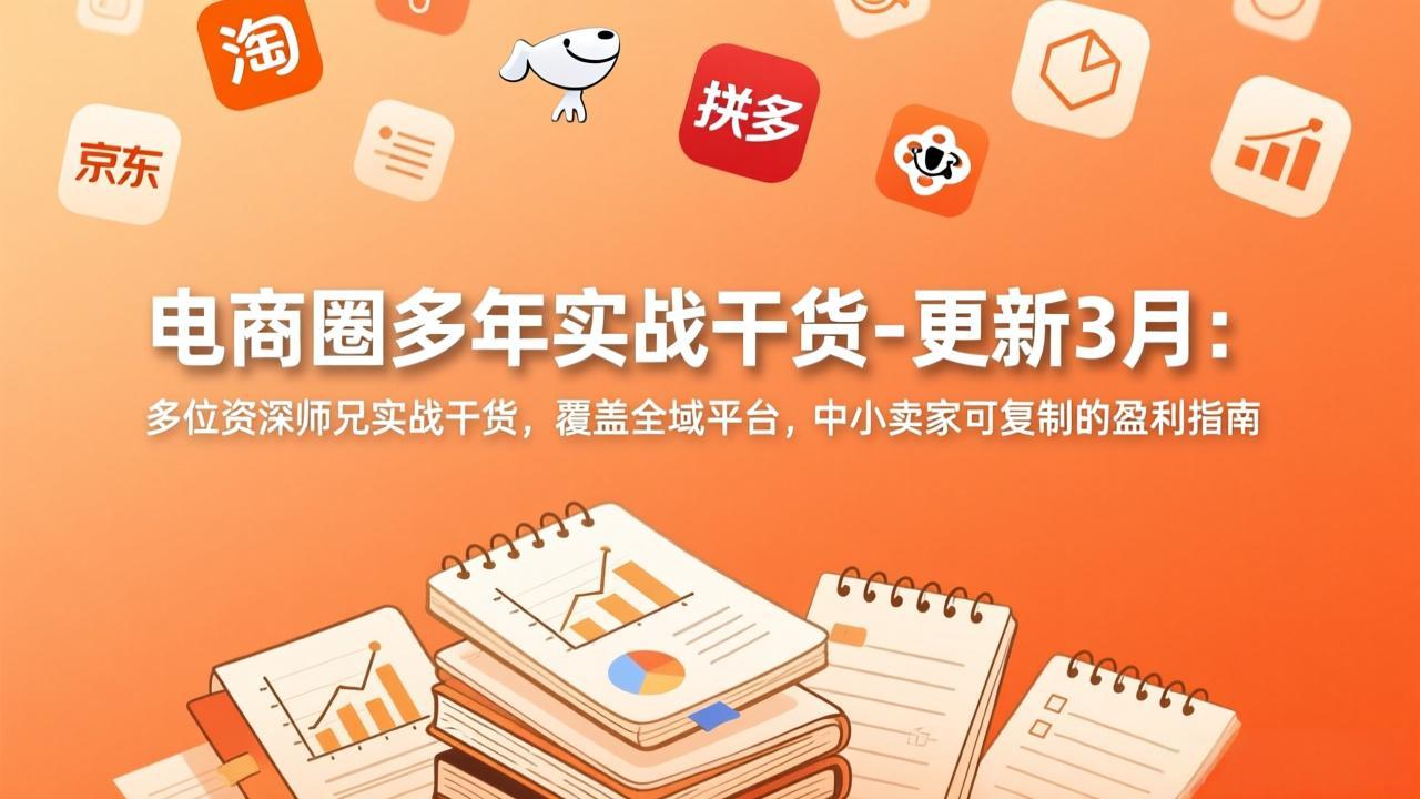 电商圈多年实战干货-更新3月：多位资深师兄实战干货，覆盖全域平台，中小卖家可复制的盈利指南牛品源码-源码下载-源码社区-zblog主题插件-PHP源码-三合一源码-直播源码-短视频源码-APP源码-即时通讯-源码-交友源码牛品源码