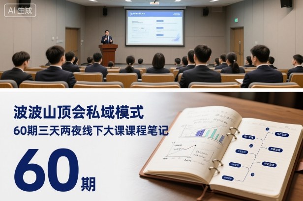 波波山顶会私域模式60期三天两夜线下大课课程笔记(文档)牛品源码-源码下载-源码社区-zblog主题插件-PHP源码-三合一源码-直播源码-短视频源码-APP源码-即时通讯-源码-交友源码牛品源码