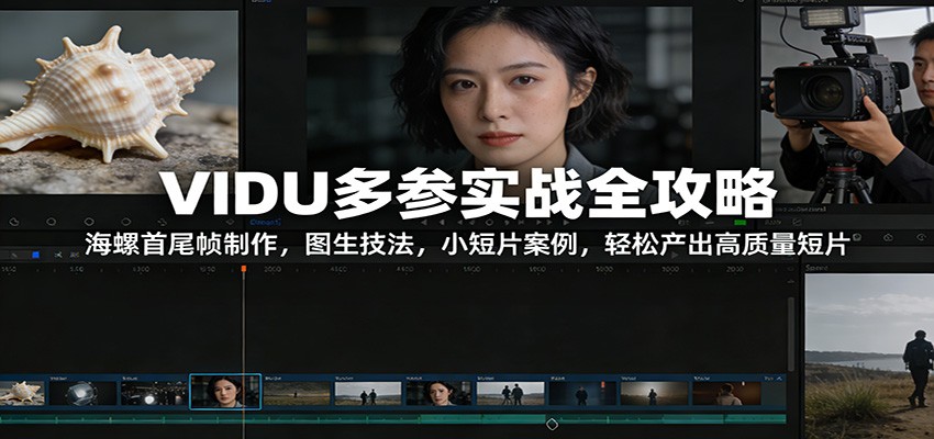 VIDU多参实战全攻略：海螺首尾帧制作，图生技法，小短片案例，轻松产出高质量短片牛品源码-源码下载-源码社区-zblog主题插件-PHP源码-三合一源码-直播源码-短视频源码-APP源码-即时通讯-源码-交友源码牛品源码
