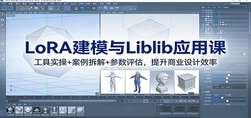 LoRA建模与Liblib应用课：工具实操+案例拆解+参数评估，提升商业设计效率牛品源码-源码下载-源码社区-zblog主题插件-PHP源码-三合一源码-直播源码-短视频源码-APP源码-即时通讯-源码-交友源码牛品源码