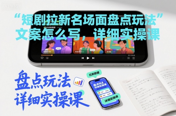 短剧拉新名场面盘点玩法文案怎么写,详细实操课牛品源码-源码下载-源码社区-zblog主题插件-PHP源码-三合一源码-直播源码-短视频源码-APP源码-即时通讯-源码-交友源码牛品源码