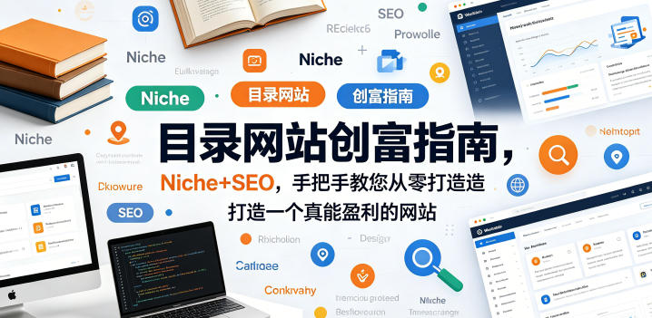 目录网站创富指南，Niche+SEO，手把手教您从零打造打造一个真能盈利的网站【原创双语字幕】牛品源码-源码下载-源码社区-zblog主题插件-PHP源码-三合一源码-直播源码-短视频源码-APP源码-即时通讯-源码-交友源码牛品源码