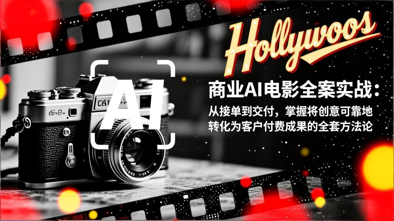 商业AI电影全案实战:从接单到交付,掌握将创意可靠地转化为客户付费成果的全套方法论牛品源码-源码下载-源码社区-zblog主题插件-PHP源码-三合一源码-直播源码-短视频源码-APP源码-即时通讯-源码-交友源码牛品源码