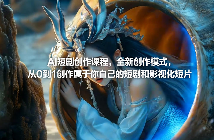 AI短剧创作课程,全新创作模式,从0到1创作属于你自己的短剧和影视化短片牛品源码-源码下载-源码社区-zblog主题插件-PHP源码-三合一源码-直播源码-短视频源码-APP源码-即时通讯-源码-交友源码牛品源码