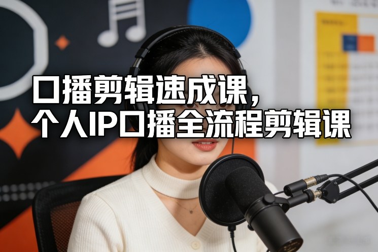 口播剪辑速成课,个人IP口播全流程剪辑课牛品源码-源码下载-源码社区-zblog主题插件-PHP源码-三合一源码-直播源码-短视频源码-APP源码-即时通讯-源码-交友源码牛品源码