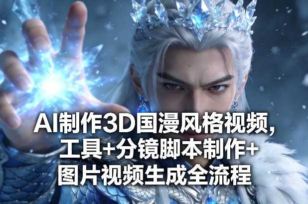 AI制作3D国漫风格视频,工具+分镜脚本制作+图片视频生成全流程牛品源码-源码下载-源码社区-zblog主题插件-PHP源码-三合一源码-直播源码-短视频源码-APP源码-即时通讯-源码-交友源码牛品源码