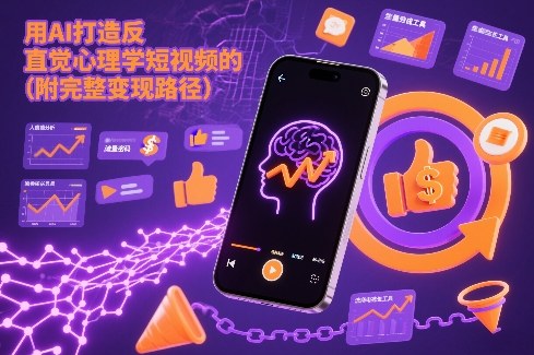 用AI打造“反直觉”心理学短视频的流量密码(附完整变现路径)牛品源码-源码下载-源码社区-zblog主题插件-PHP源码-三合一源码-直播源码-短视频源码-APP源码-即时通讯-源码-交友源码牛品源码