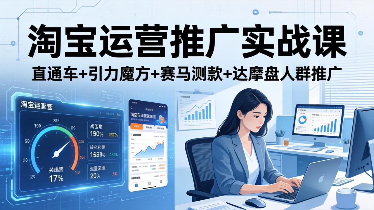 淘宝运营推广实战课(更新26年4月牛品源码-源码下载-源码社区-zblog主题插件-PHP源码-三合一源码-直播源码-短视频源码-APP源码-即时通讯-源码-交友源码牛品源码