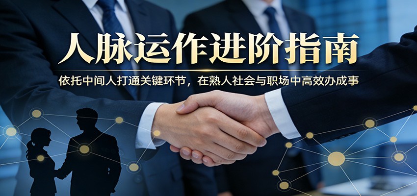 付费文章：人脉运作进阶指南，依托中间人打通关键环节，在熟人社会与职场中高效办成事牛品源码-源码下载-源码社区-zblog主题插件-PHP源码-三合一源码-直播源码-短视频源码-APP源码-即时通讯-源码-交友源码牛品源码