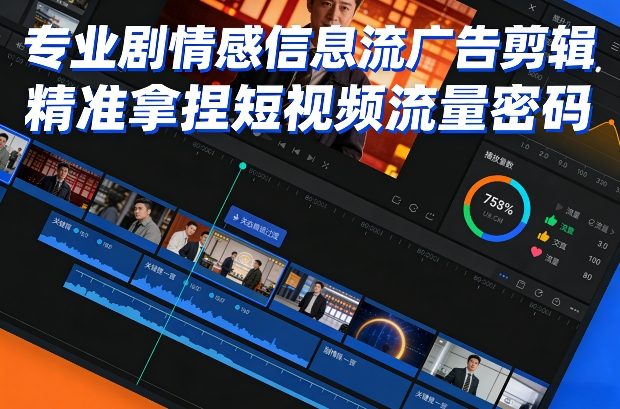专业剧情感信息流广告剪辑，精准拿捏短视频流量密码牛品源码-源码下载-源码社区-zblog主题插件-PHP源码-三合一源码-直播源码-短视频源码-APP源码-即时通讯-源码-交友源码牛品源码